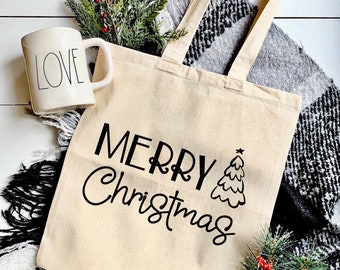 Download Tote With Xmas Tree Etsy