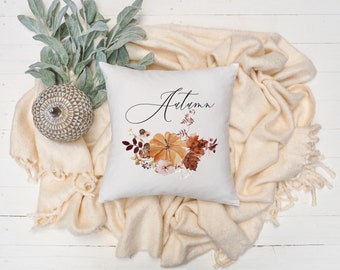 Autumn- Moody Floral,  Pillow Cover, Fall Pillow Cover, Autumn Pillow, Fall Farmhouse Pillow Cover, Moody Tones