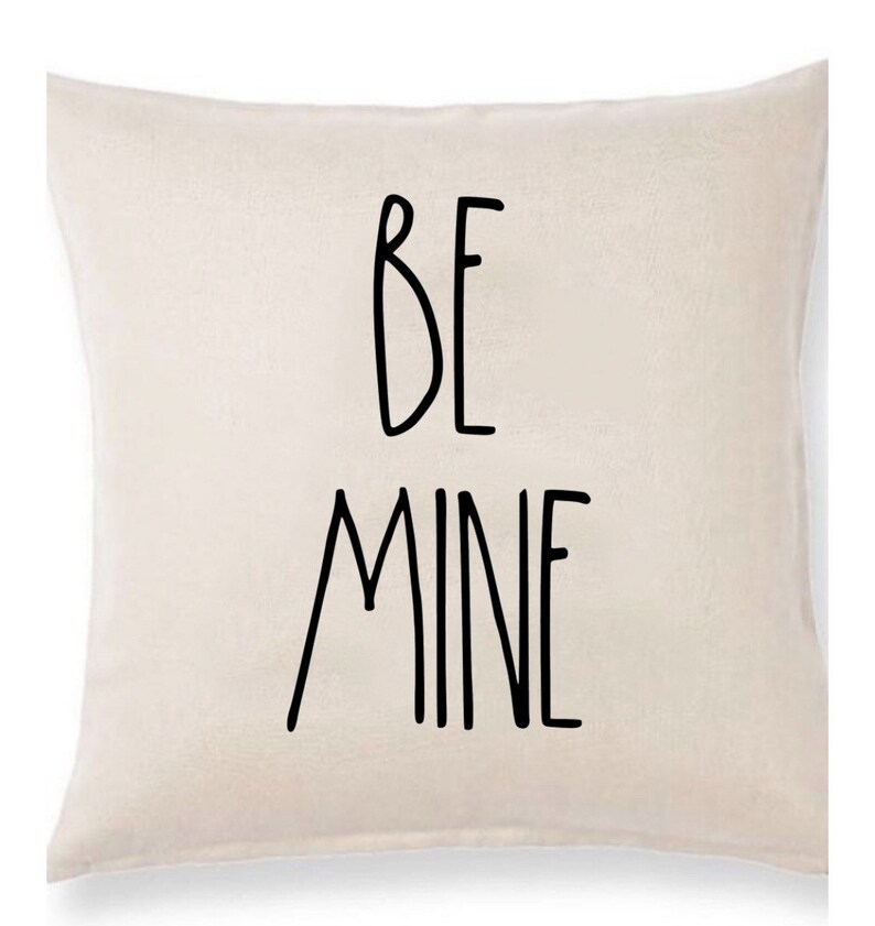 Rae Dunn inspirado be mine Pillow Cover Cubierta de almohada Etsy España