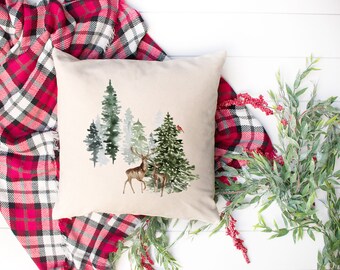 outdoor winter throw pillows