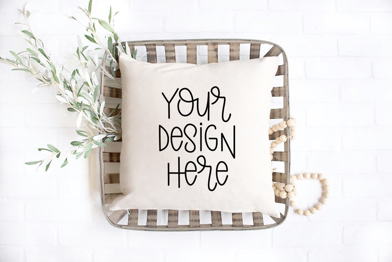 Custom Pillow Cover Customized Pillow Your Logo Here Use Etsy