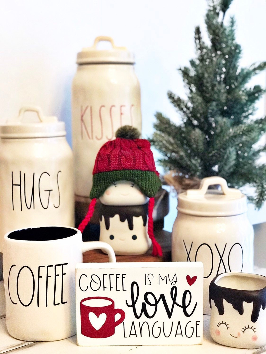 Coffee Is My Love Language Tiered Tray Sign Valentines Tiered Etsy
