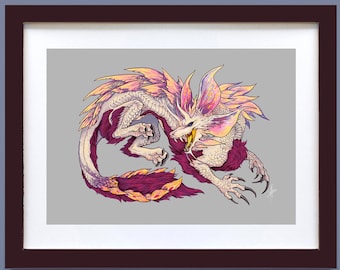 モンスターハンター風VALSTRAXアートプリント - Etsy 日本