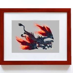 Monster Hunter VALSTRAX Art Print