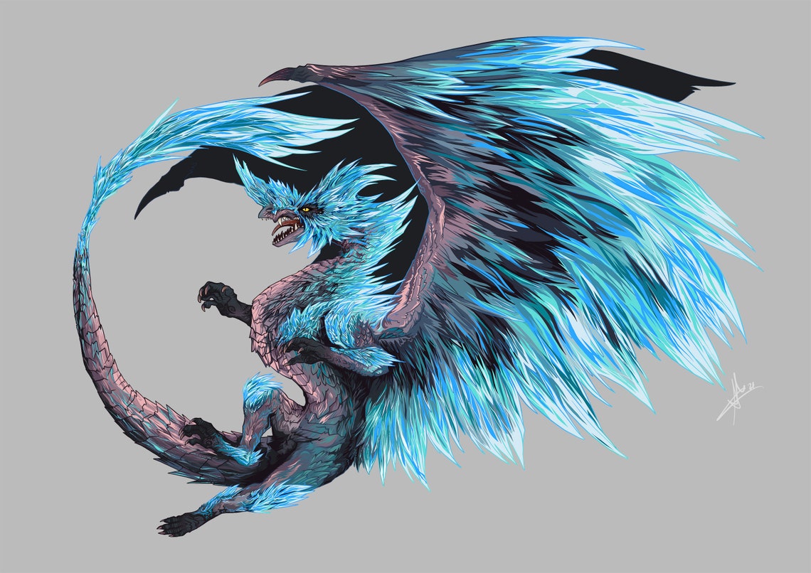 monster hunter velkhana figure