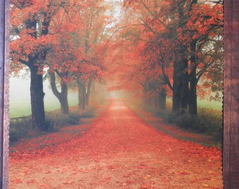 Großes Tarot-Tuch ""Die Straße"" / Altartuch."