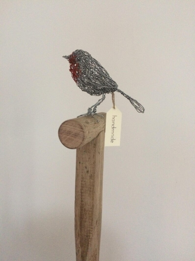 Robin Wire Handmade Lifesize Bird Sculpture Bird Etsy
