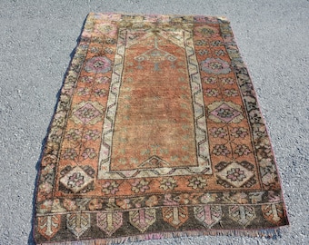 2.8x5 ft. Kilim Rug Rare Rug Oushak Rug Turkish Rug Aztec Rug Turkish Rug Nomatic Rug Anatolian Rug Decorative Rug Vintage Rug