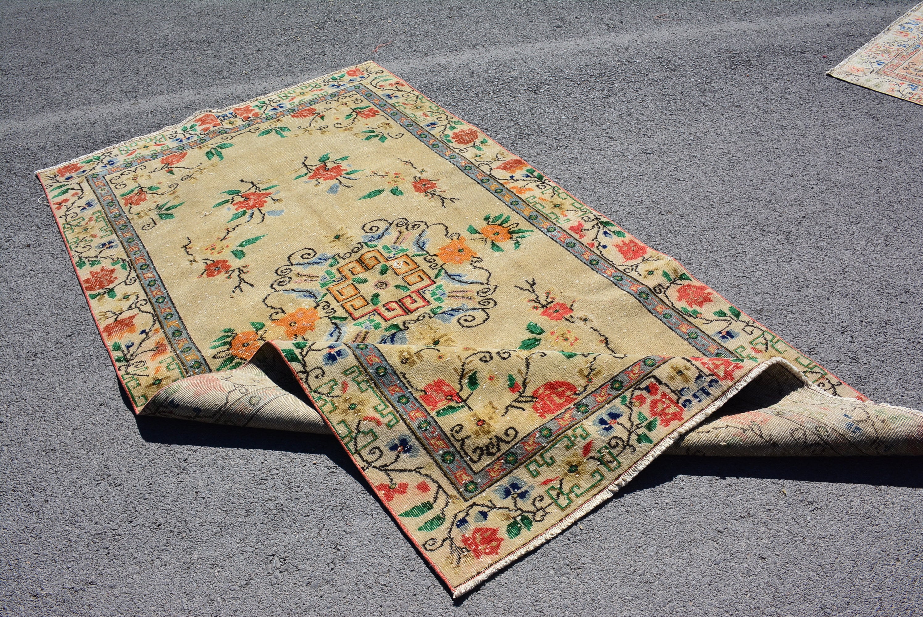 Floral Rug Love Rug Bedroom Rug Area Rug Salon Rug Etsy