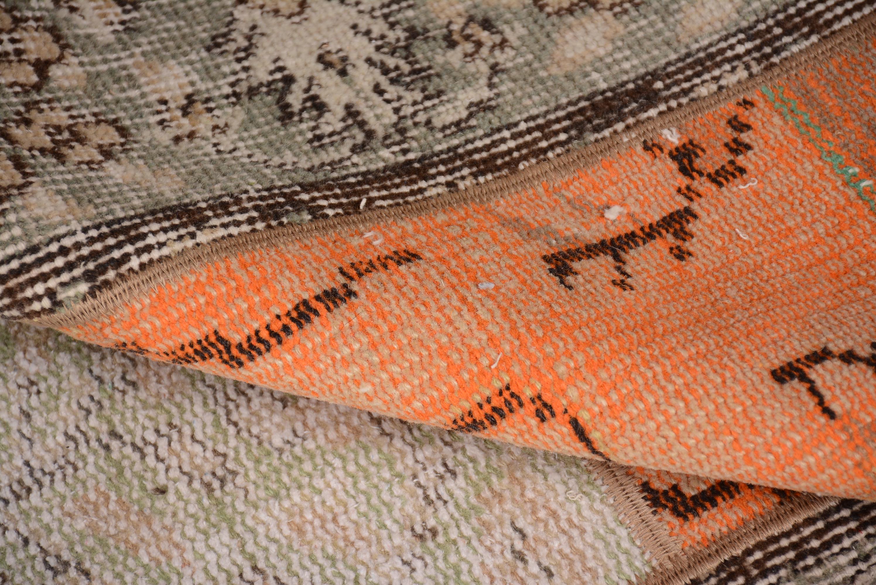 トルコラグ、ヴィンテージラグ、2x8 ランナーラグ、パッチワークラグ