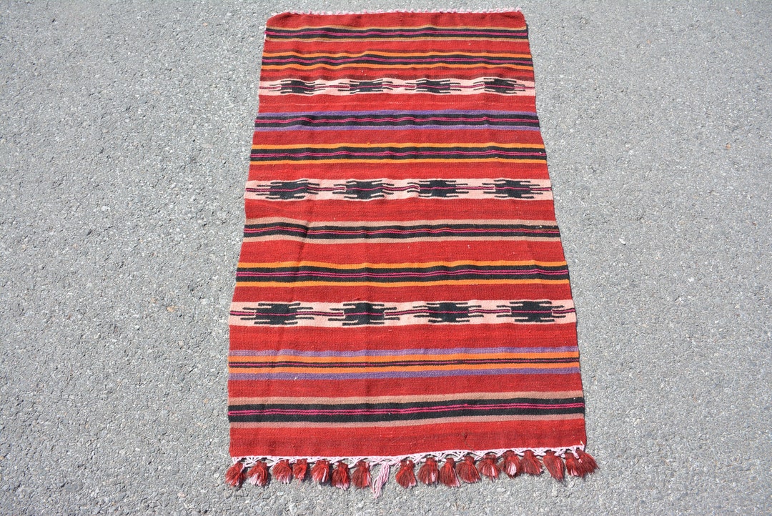 Vintage Kilim, Organic Kilim, Turkey Kilim, Small Kilim, Vintage Kilim