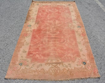 ベージュのホームデコレーションラグ、ヴィンテージラグ、トルコラグ