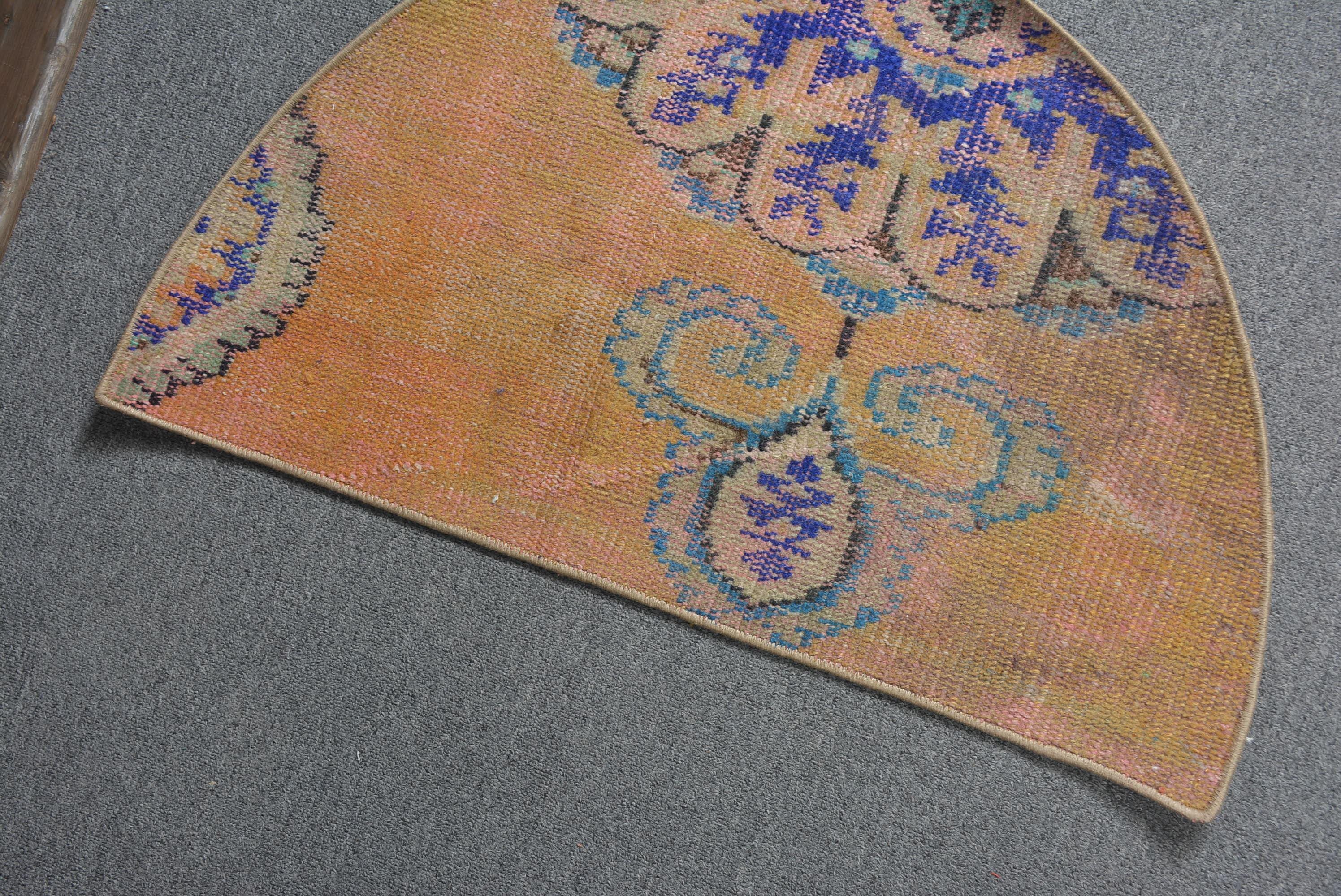 トルコの半円形ラグ 75 x 45 cm 2 x 1 フィート - Etsy 日本