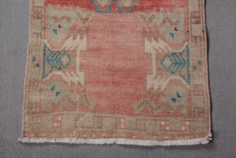 Vintage Rug, 2x4 Small Rug, Turkish Rug, Antique Oushak Rugs, Rugs for