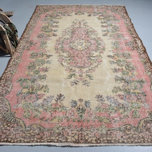 Vintage Turkish Rug 176x291cm 6x10ft