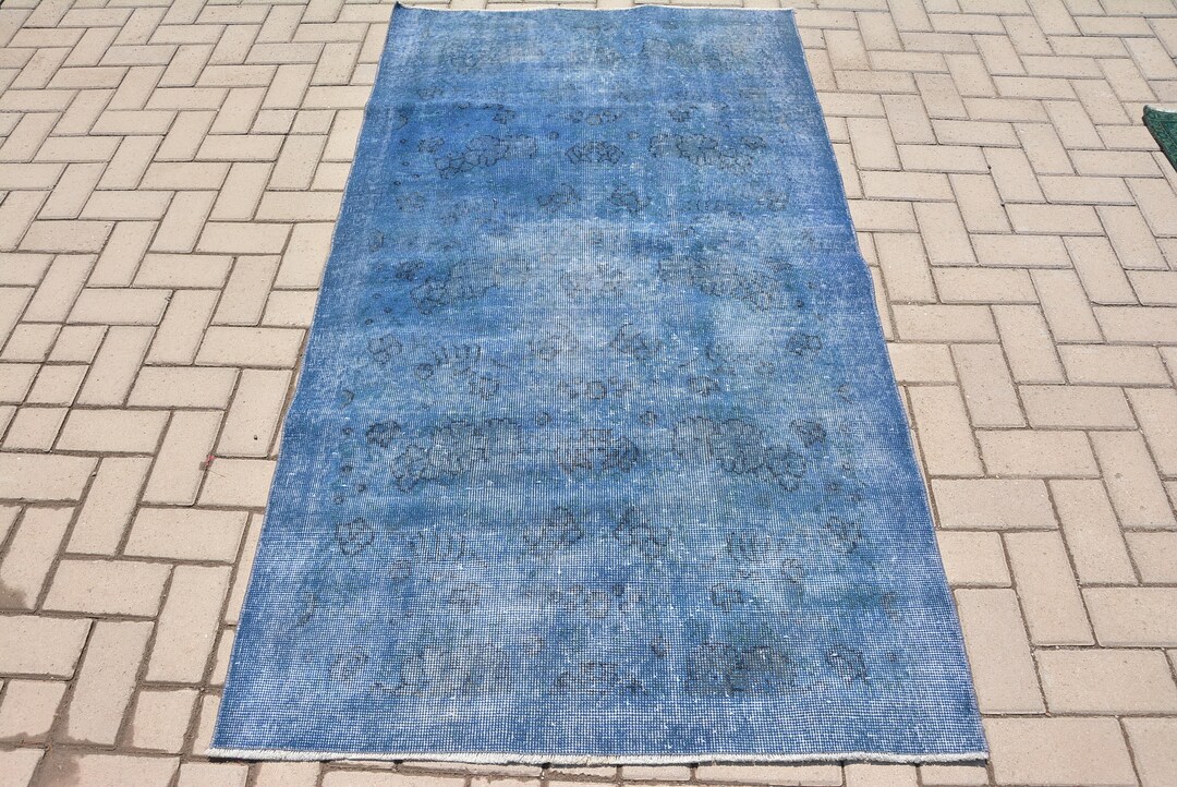 Blue Kitchen Rugs Antique Rugs Vintage Rug Vintage Decor Etsy