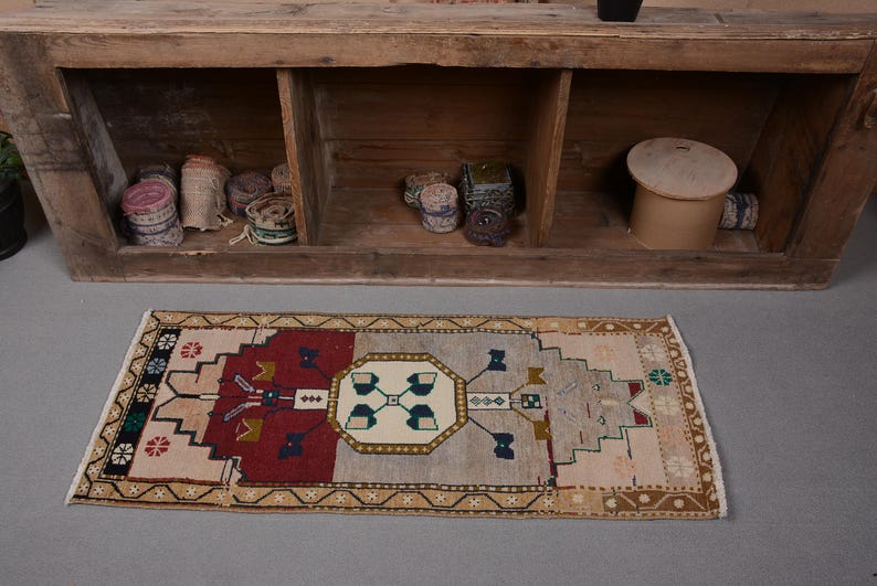 Turkish Rug, Vintage Rug, 2x4 Small Rugs, Anatolian Rug, Rugs for