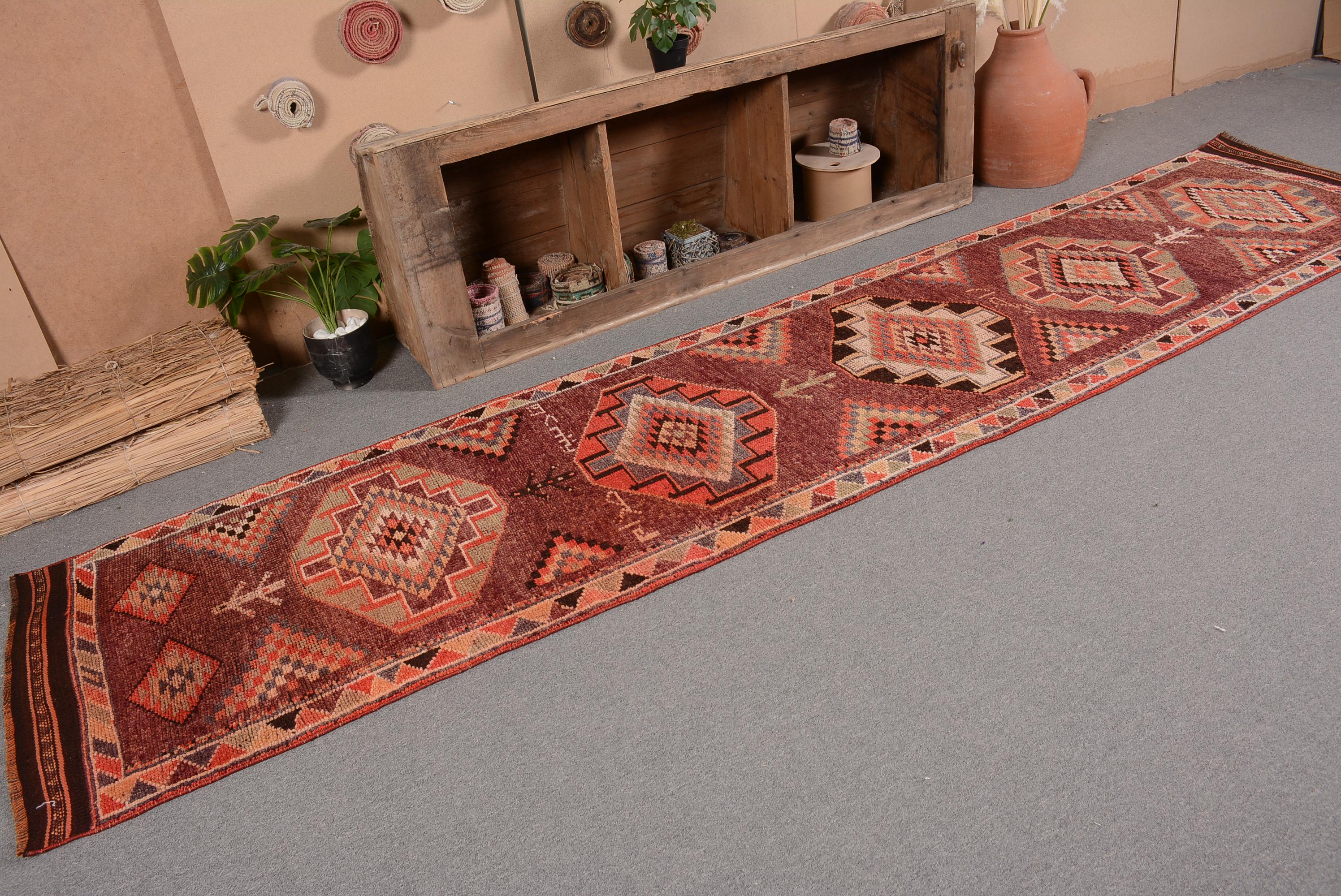 ヴィンテージラグ、3x13ランナーラグ、トルコラグ、ヘルキラグ