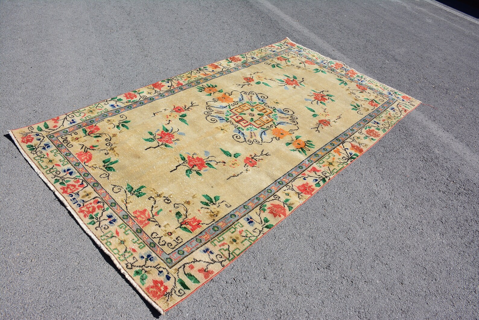 Floral Rug Love Rug Bedroom Rug Area Rug Salon Rug Etsy