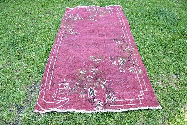 Haus Wohnen 3 8 X 7 4 Lila Oushak Teppich Rosa T U00fcrkischen