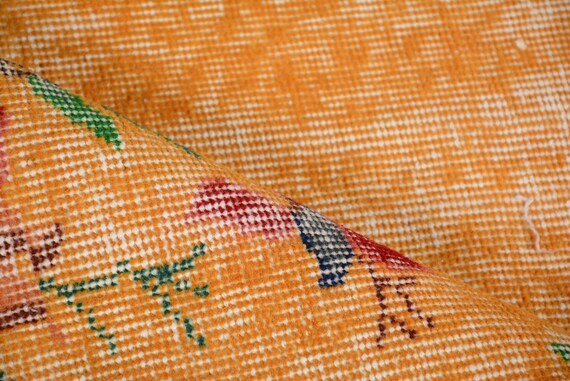 ヴィンテージラグ、トルコラグ、6x10インチの大型ラグ、アンティーク