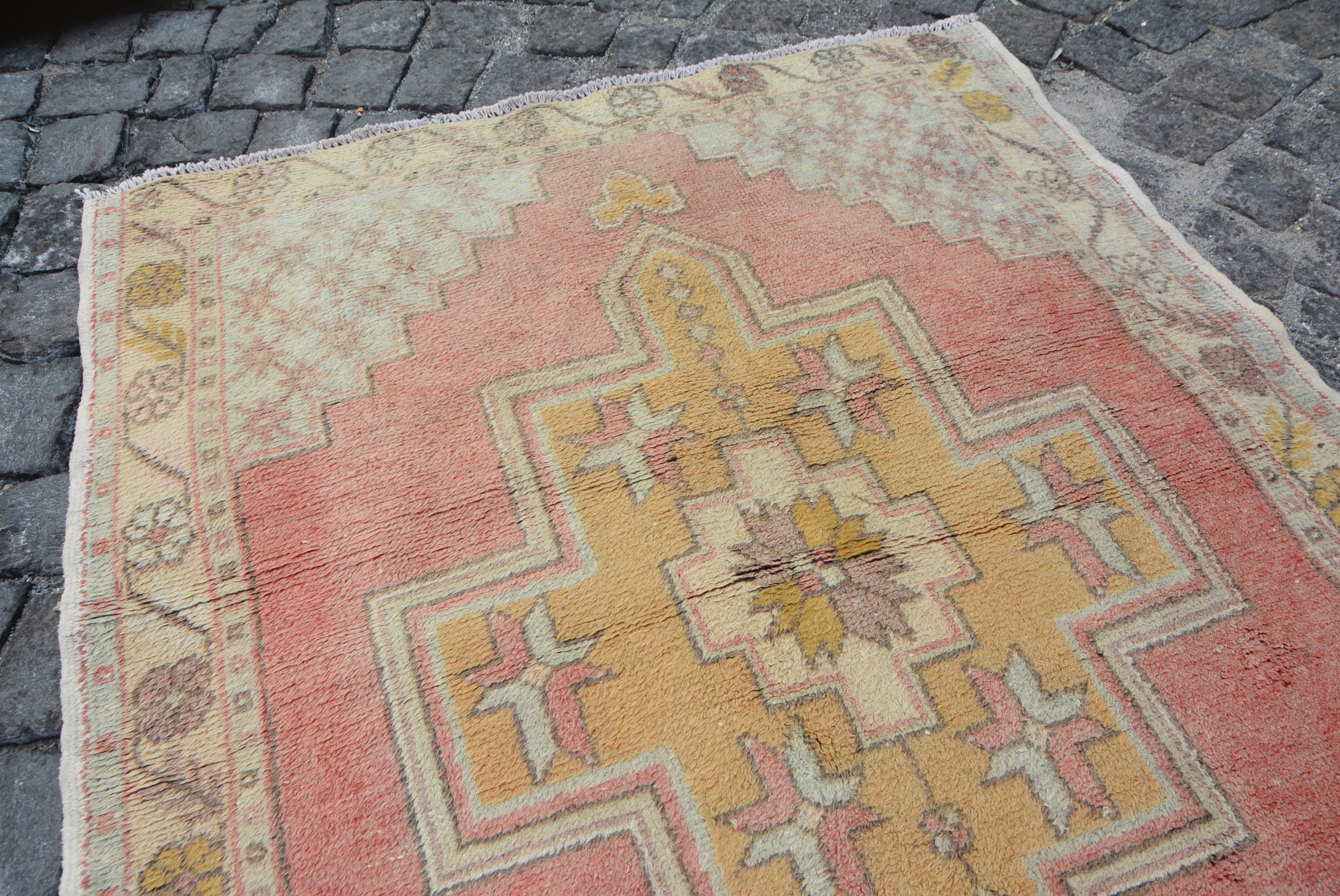 Turkish rug vintage rug oushak rug rugs etsy rug antique Etsy