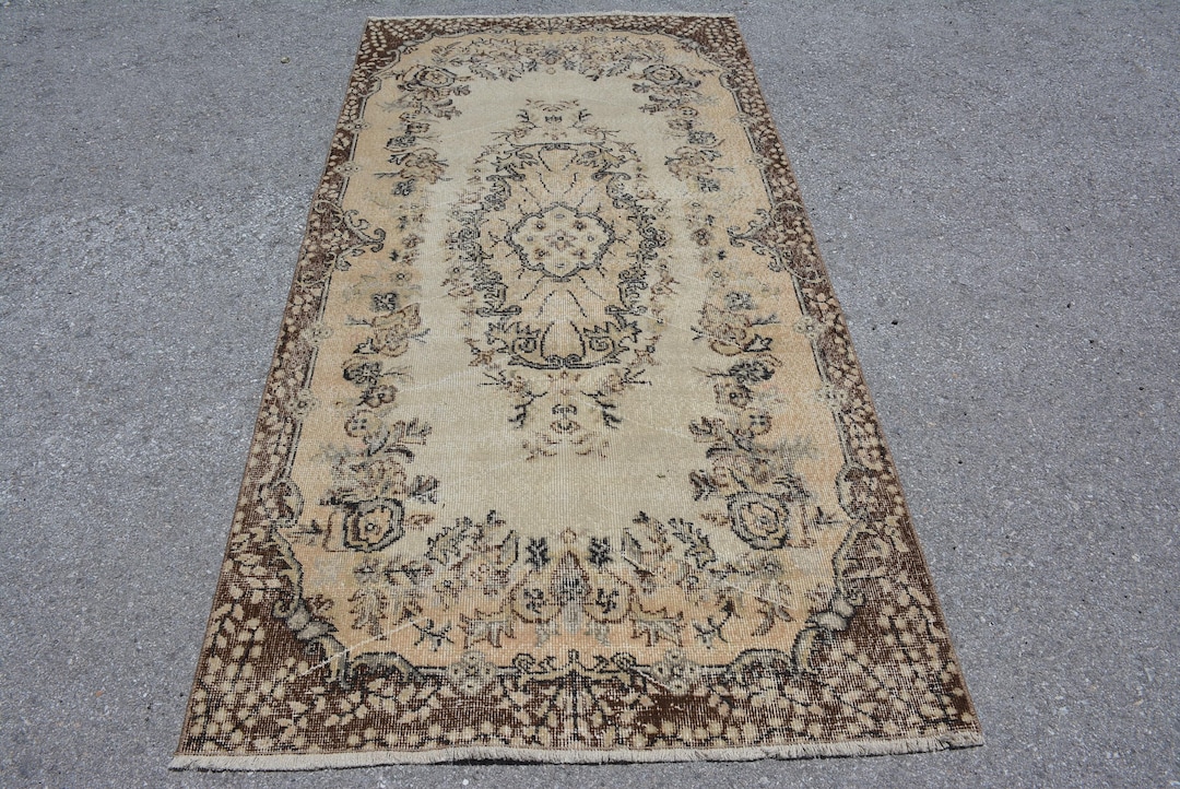 ヴィンテージトルコラグ 110 x 218 cm 4 x 7フィート - Etsy 日本