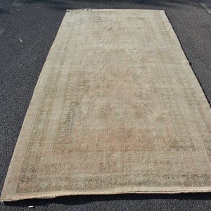 Rugs For Salon, Gift For The Home, Vintage Rug, Beige Bedroom Rug, 5x10.2 ft Large Rug, Turkish Rug, Antique Rugs, Office Dining Room Rugs
