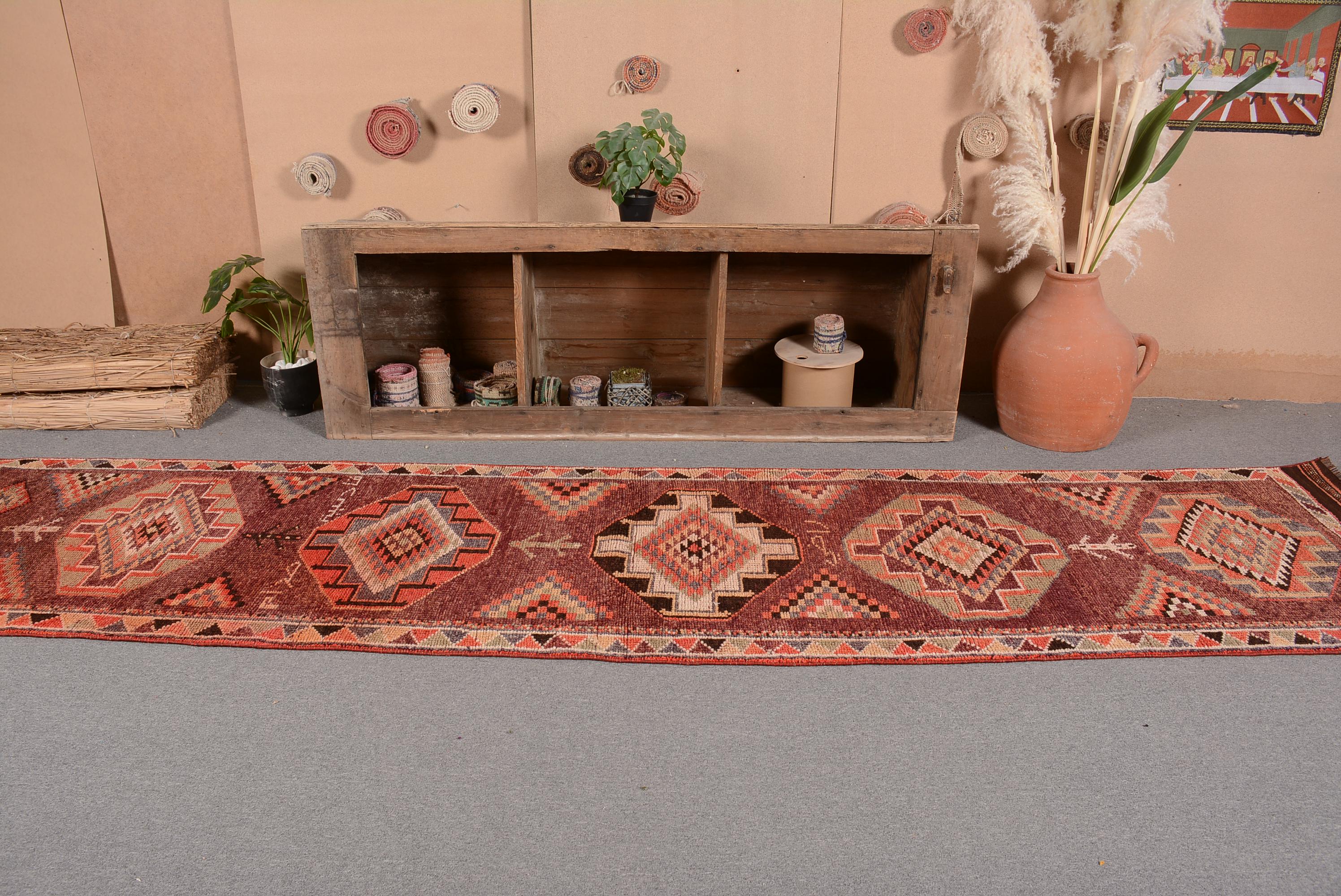 ヴィンテージラグ、3x13ランナーラグ、トルコラグ、ヘルキラグ