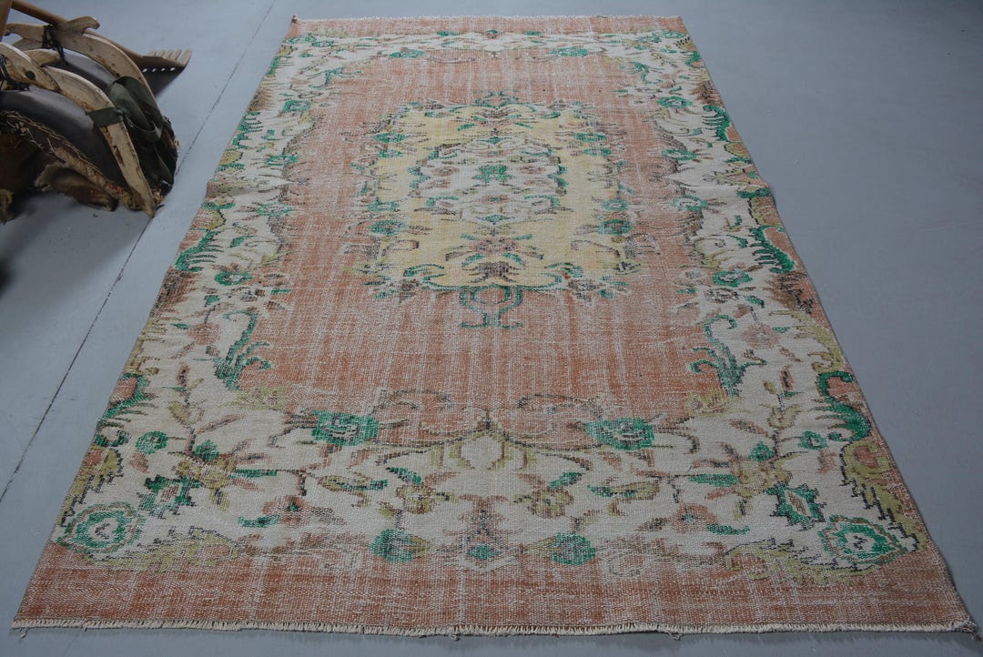 ヴィンテージ トルコ ラグ、アナトリア カーペット、ボヘミアン