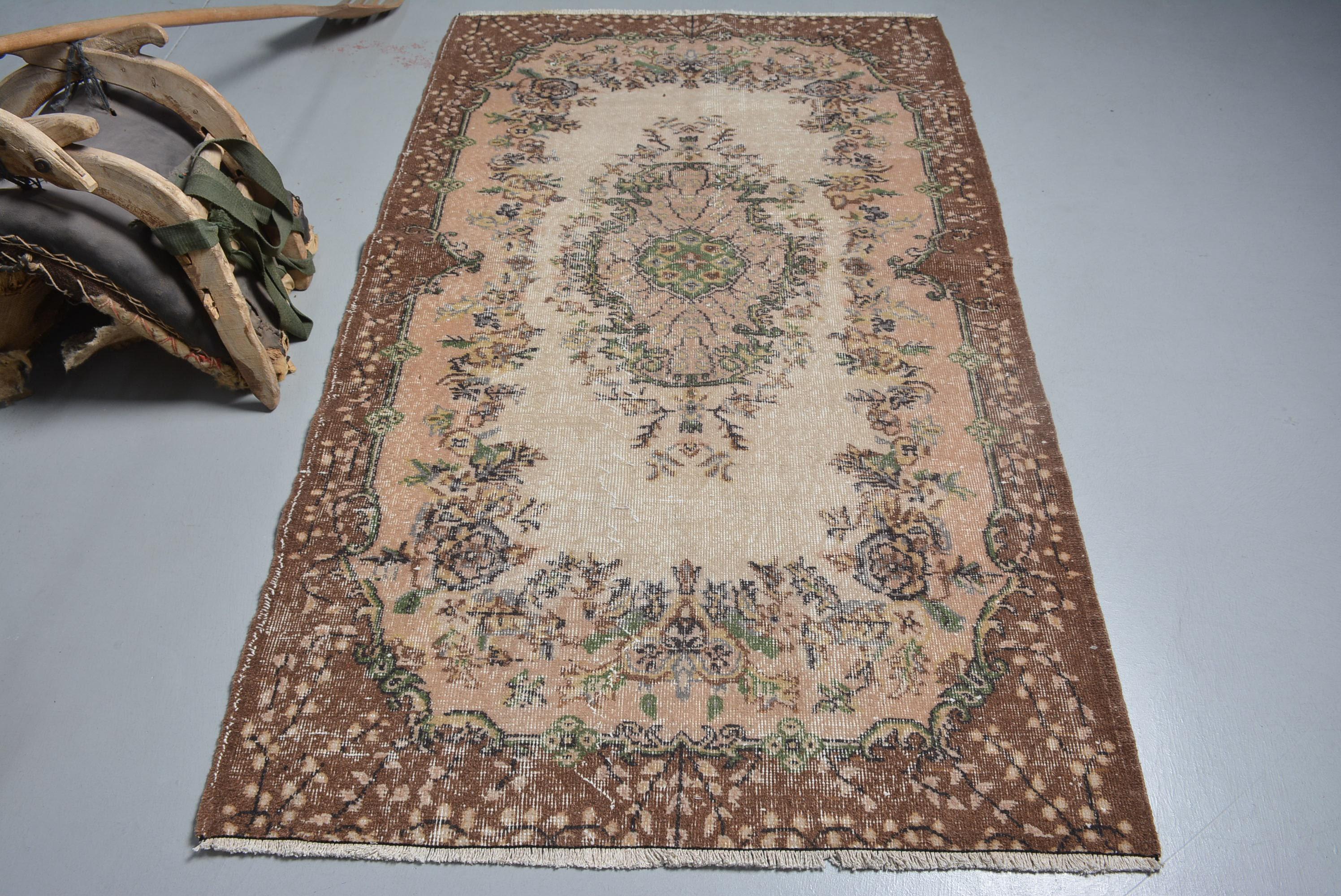 ヴィンテージ トルコ絨毯 118 x 202 cm 4 x 7 フィート - Etsy 日本