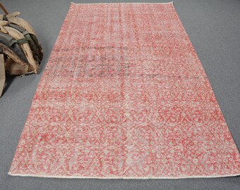 Vintage Rug, Turkish Rug, 7x10 Large Rugs, Oushak Rug, Rugs For