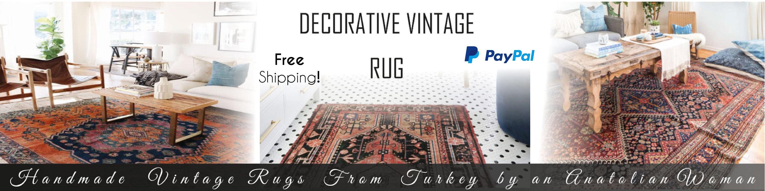 DecorativeVintageRug - Etsy