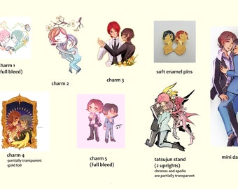 Tatsujun Persona 2 Charms Keychains Soft Enamel Pins Acrylic Stand Mini Dakimakura Tatsuya Suou Jun Kurosu