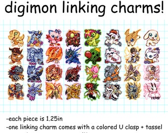 preorder - digimon linking charms