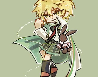PandoraHearts ファスナーアクセサリー ギルバート PandoraHearts パンドラハーツ プレートキーチェーン ギルバート