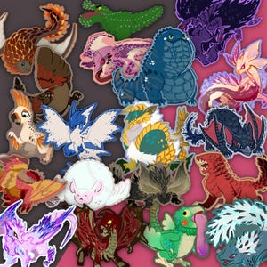 Monster Hunter Charm Keychain Monhun Barroth Bazelgeuse Dodogama Paolumu Kulu Ya ku Legiana Nergigante Odogaron Pukei Pukei Tobi Kadachi