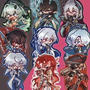 Llaveros Honkai Star Rail Charms Vol. 2 Huohuo Imbibitor Lunae Hanya Xueyi Misha Jingliu Argenti Boothill