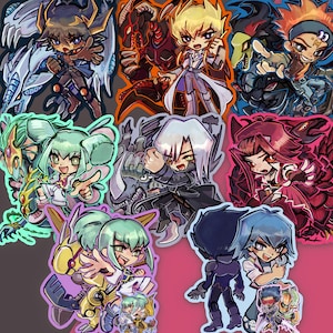 Jeu de cartes 2,5" Anime :) mais 5 breloques dragons