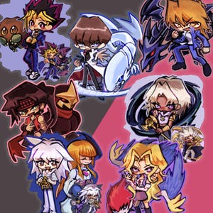 2.5&quot; Card Game Anime:) charms