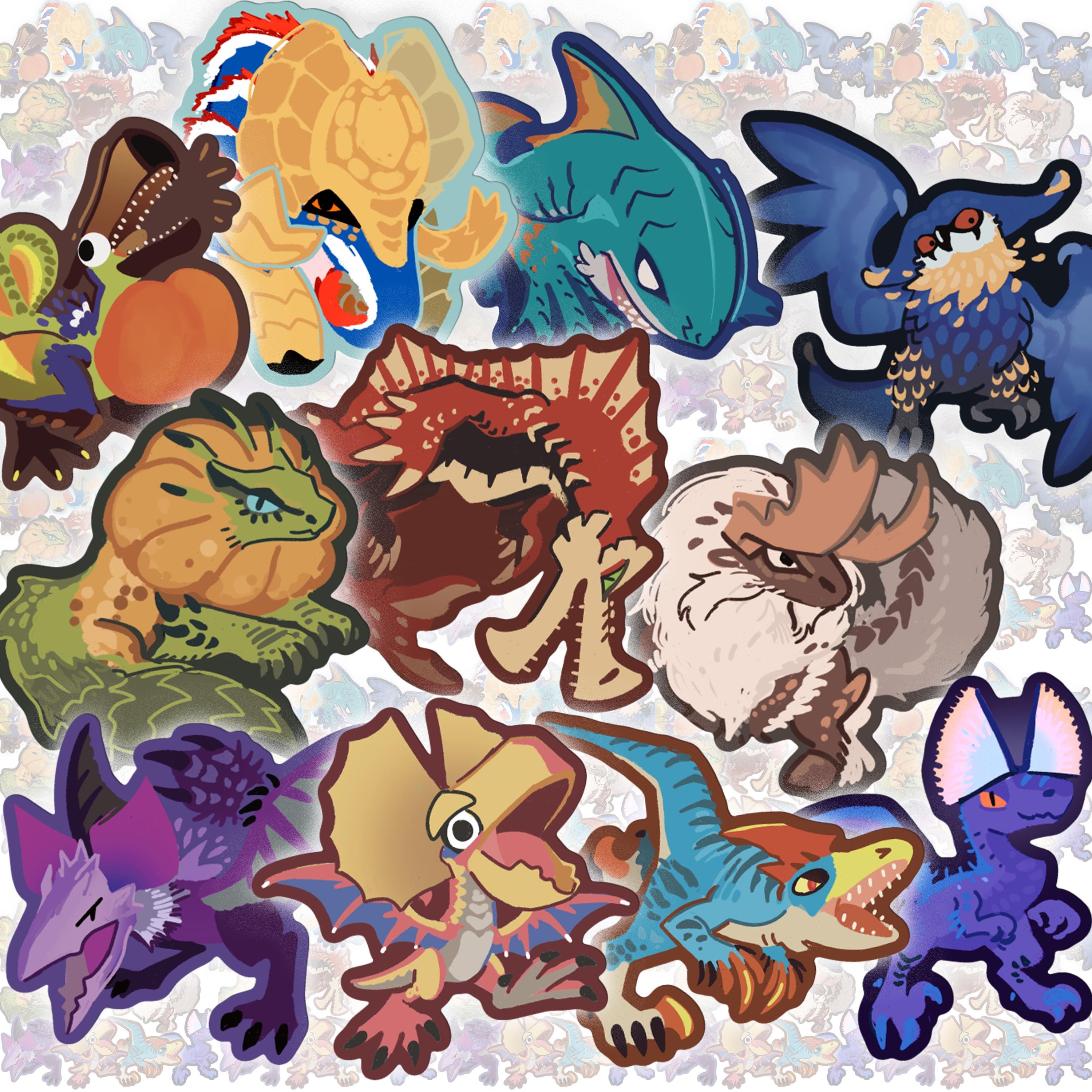 Monster Hunter Charm Keychain Monhun Qurupeco Gammoth