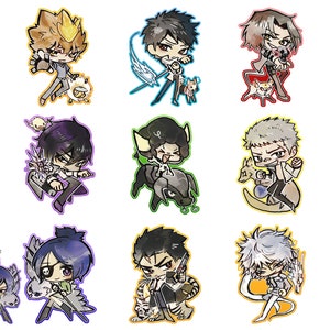 KHR Charms - Katekyo Hitman Reborn Tsuna Sawada Hayato Gokudera Takeshi Yamamoto Ryohei Sasagawa Kyoya Hibari Mukuro Rokudo Chrome