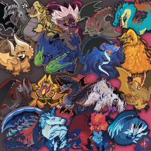 Monster Hunter Charm Sleutelhanger Monhun Lagiacrus Namielle Alatreon Fatalis Amatsu Kulve Taroth Xeno'jiiva Brachydios Espinas Kirin Teostra