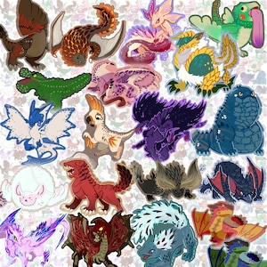 Monster Hunter Charm Keychain Monhun Barroth Bazelgeuse Dodogama Paolumu Kulu Ya ku Legiana Nergigante Odogaron Pukei Pukei Tobi Kadachi