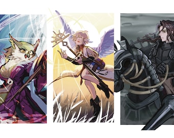 ユニコーンオーバーロードプリント 8.5インチ×11インチ アートワーク