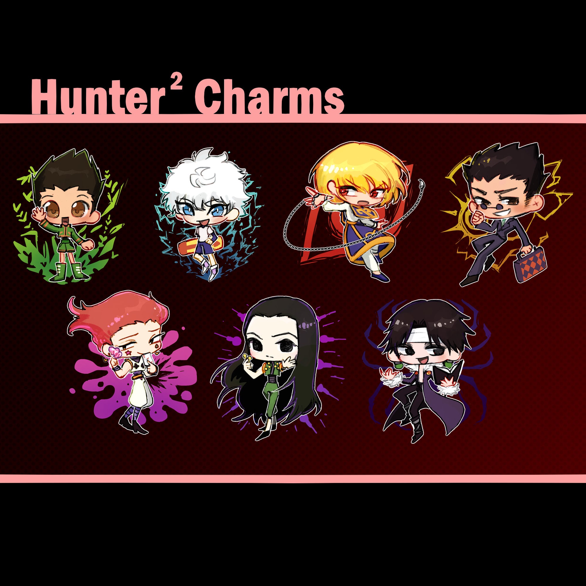 Gashapon HUNTER x HUNTER Ball Chain Key Chain Swing 2 All 6 Types #3973