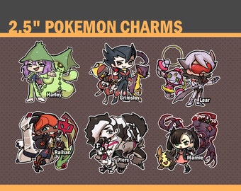 2.5" Pokemon charms - Harley Grimsley Lear Raihan Piers Marnie