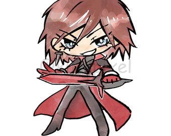 Final Fantasy Charms Vol 1: Cloud Strife, Zack Fair, Sephiroth