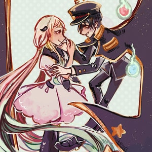 Hananene Hanako and Nene - Jibaku Shounen Hanako kun - Toilet Bound Hanako kun - 11&quot;x17&quot;  Poster