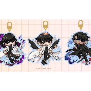 Charms de 2,5&quot; Escritor, Lector y Protagonista de O/R/V